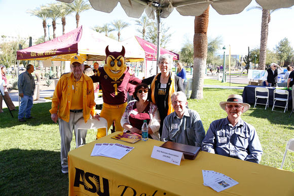 Sparky and friends at the ASU Day at the Capitol