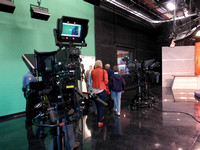 Cameras in Student Broadcast Studio