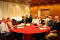 Members at one of the tables