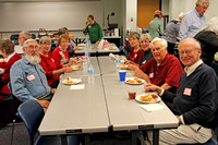 Bill Stasi, Carol Moore, Marilyn Wurzburger, Helen Seaton, Diane and Carleton Moore, Len Gordon