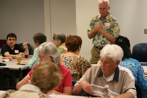 Barry McNeill Talking to Prospective Member