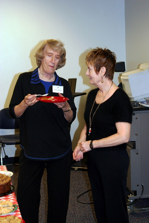 Evelyn Partridge and Mary Stevens