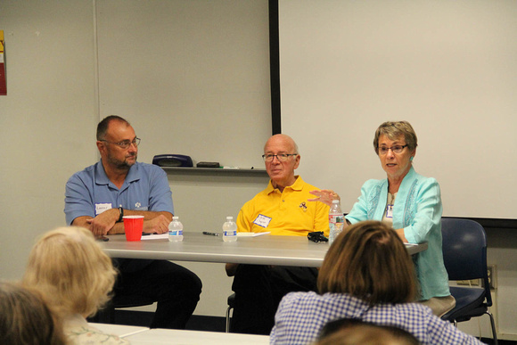 Pre-party Panel - Larry Carlson, Jeff Chapman, and Ruth Jones