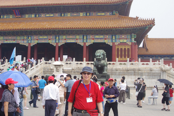 Jerry Snyder at the Forbidden City