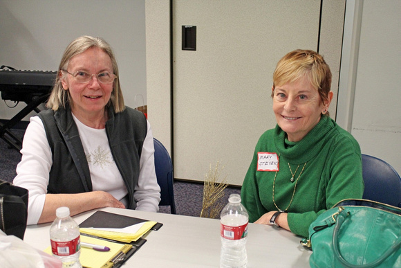 Donna Portz and Mary Stevens