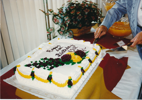 The Annual Birthday Cake