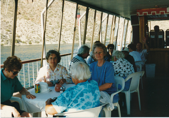 June Payne and Madelyn Wright facing the camera