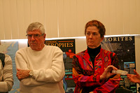 Bob & Peggy Moroney Learning about Meteorites