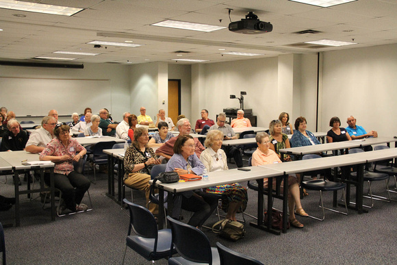 Pre-party panel audience