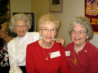 Martha Waltemath, Marilyn Wahl, and June Payne