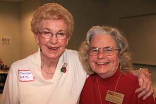 Marilyn Wahl and June Payne