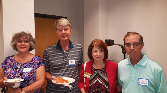 Jeri Meeks, Barry Bruns, and Tara & Al Roesler